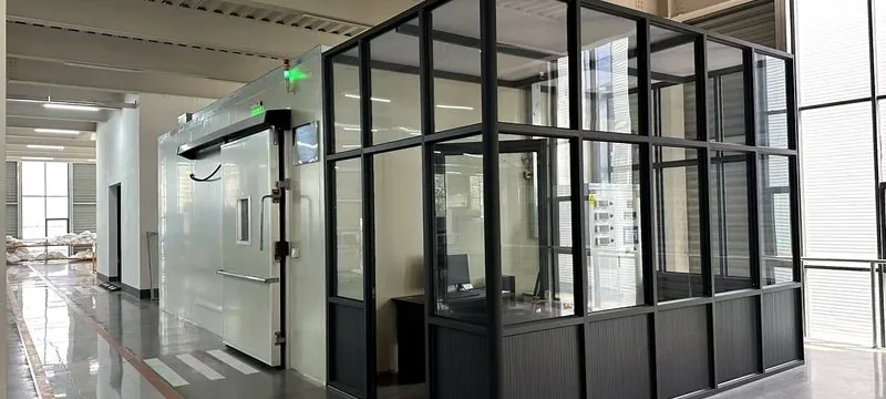 In-house testing room at Superb Cool Refrigeration