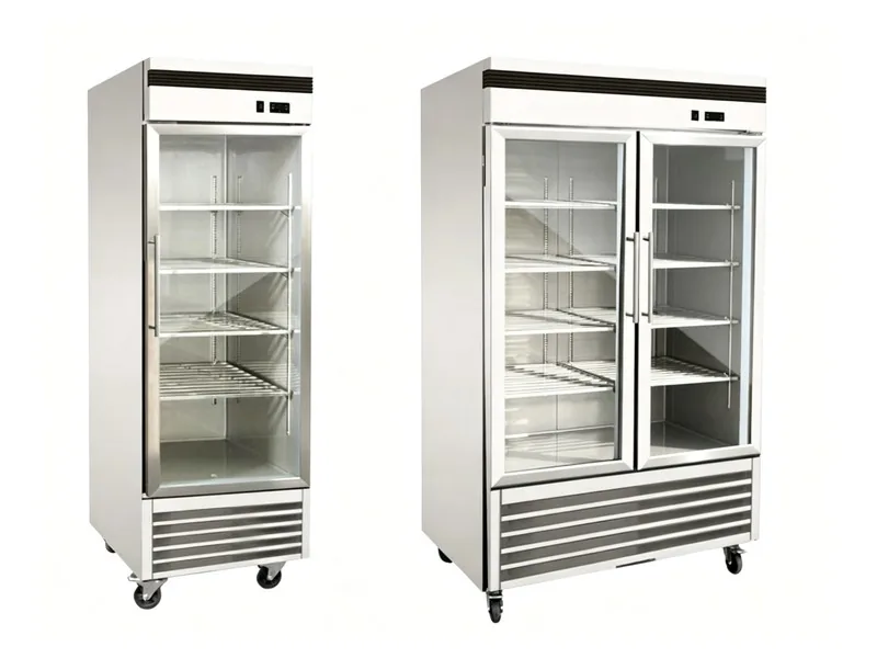 Upright display fridge
